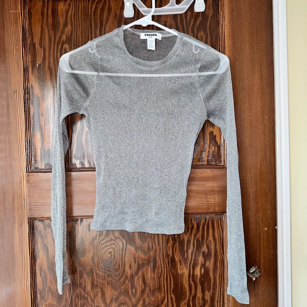 Sparkly Mesh Top